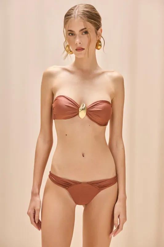 GOLDEN DUNE LYCRA SEASHELL BIKINI BOTTOM sold by PatBO