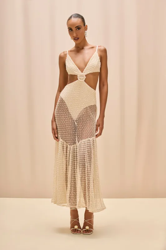 CROCHET BLOOM CUT OUT BEACH DRESS sold by PatBO