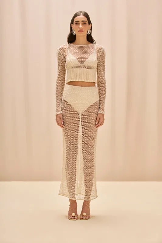 CROCHET BLOOM SKIRT sold by PatBO