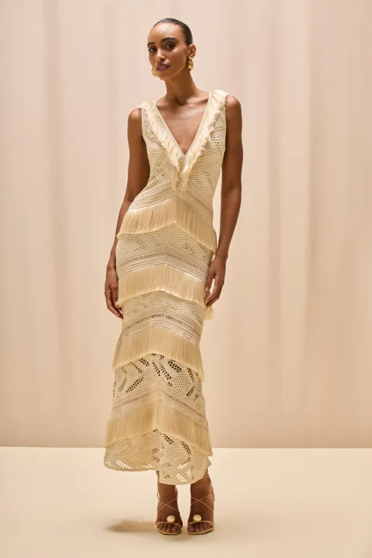 LYRA MESH MAXI DRESS sold by PatBO