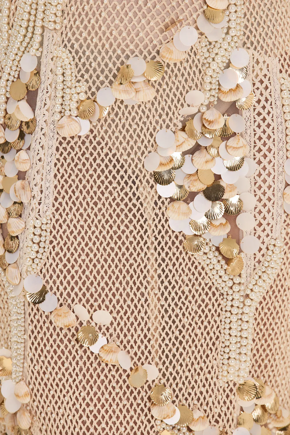 SEASHELL EMBROIDERY GOWN sold by PatBO product image thumbnail 4