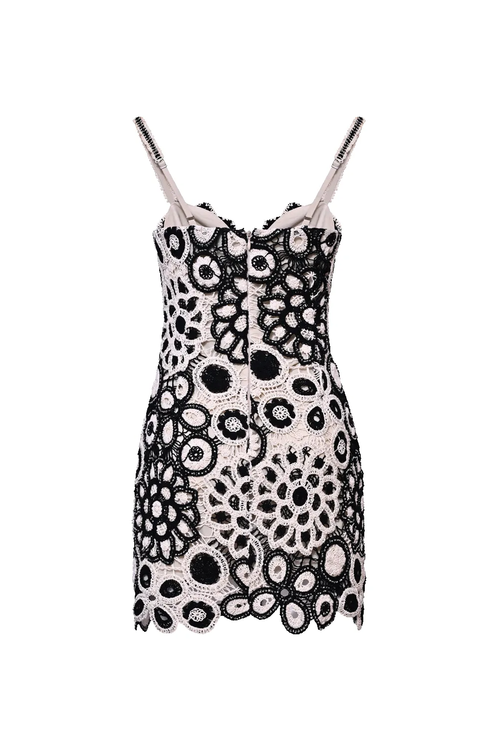 CORAL CROCHET MINI DRESS sold by PatBO product image thumbnail 3