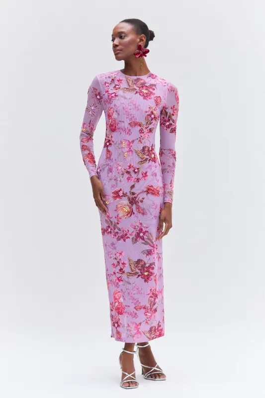 FLORAL HAZE MAXI DRESS sold by PatBO
