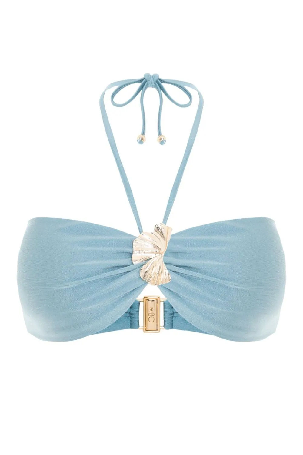 SEASHELL LYCRA HALTERNECK PETAL BIKINI TOP sold by PatBO product image thumbnail 3