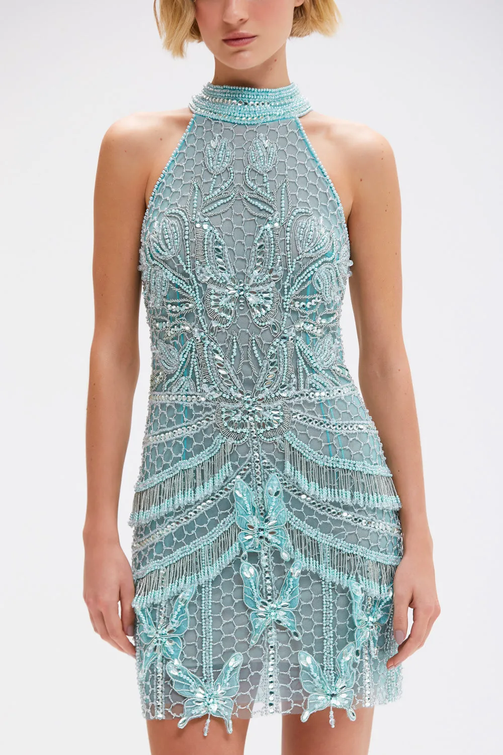 BUTTERFLY EMBROIDERY MINI DRESS sold by PatBO product image thumbnail 2