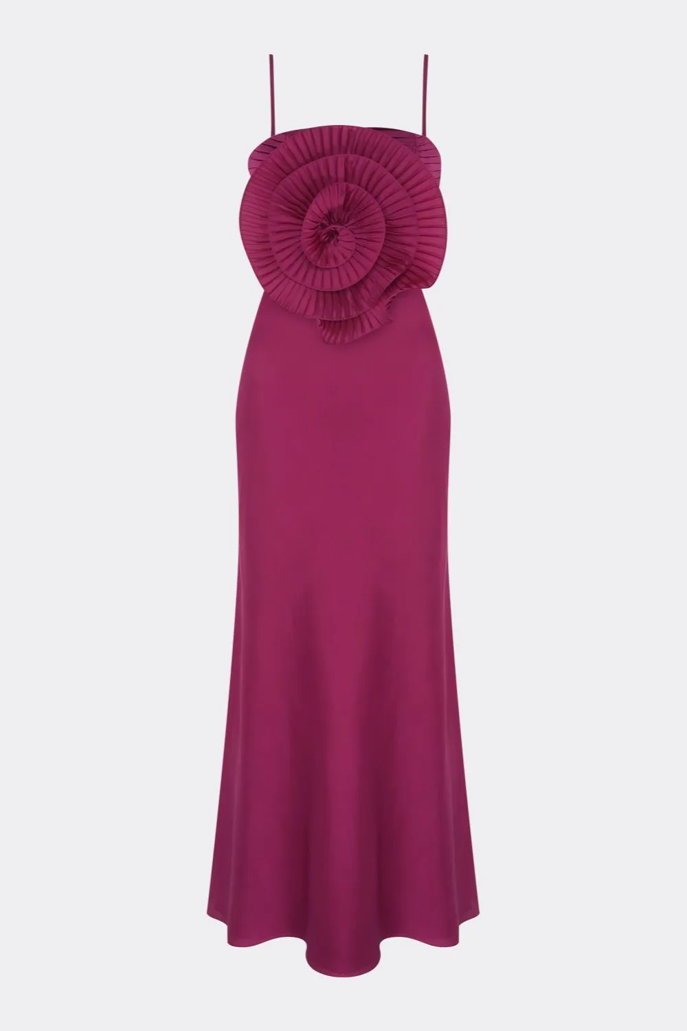 DREAM SATIN FLOWER GOWN sold by PatBO