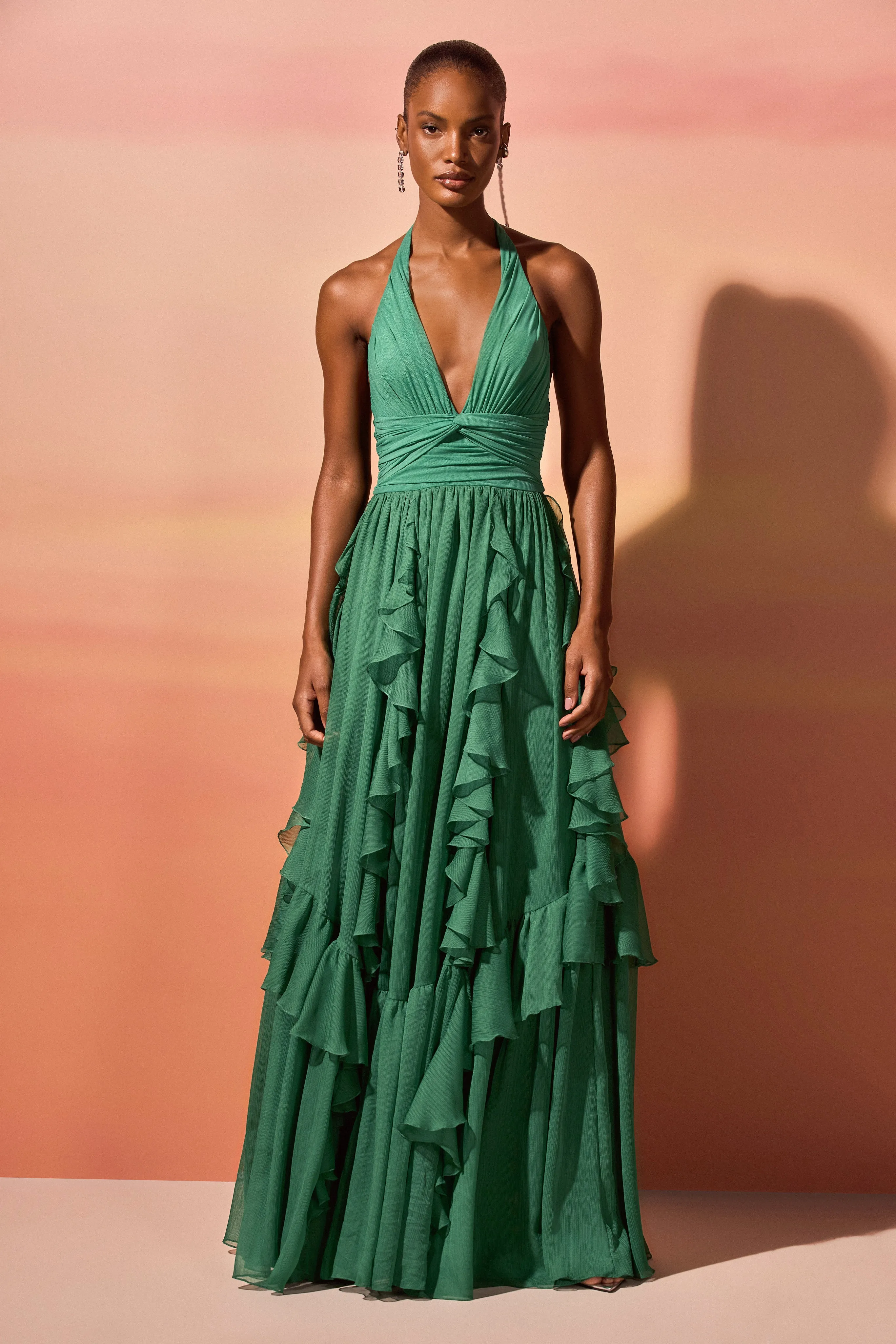 CHIFFON DAYDREAM LONG DRESS sold by PatBO
