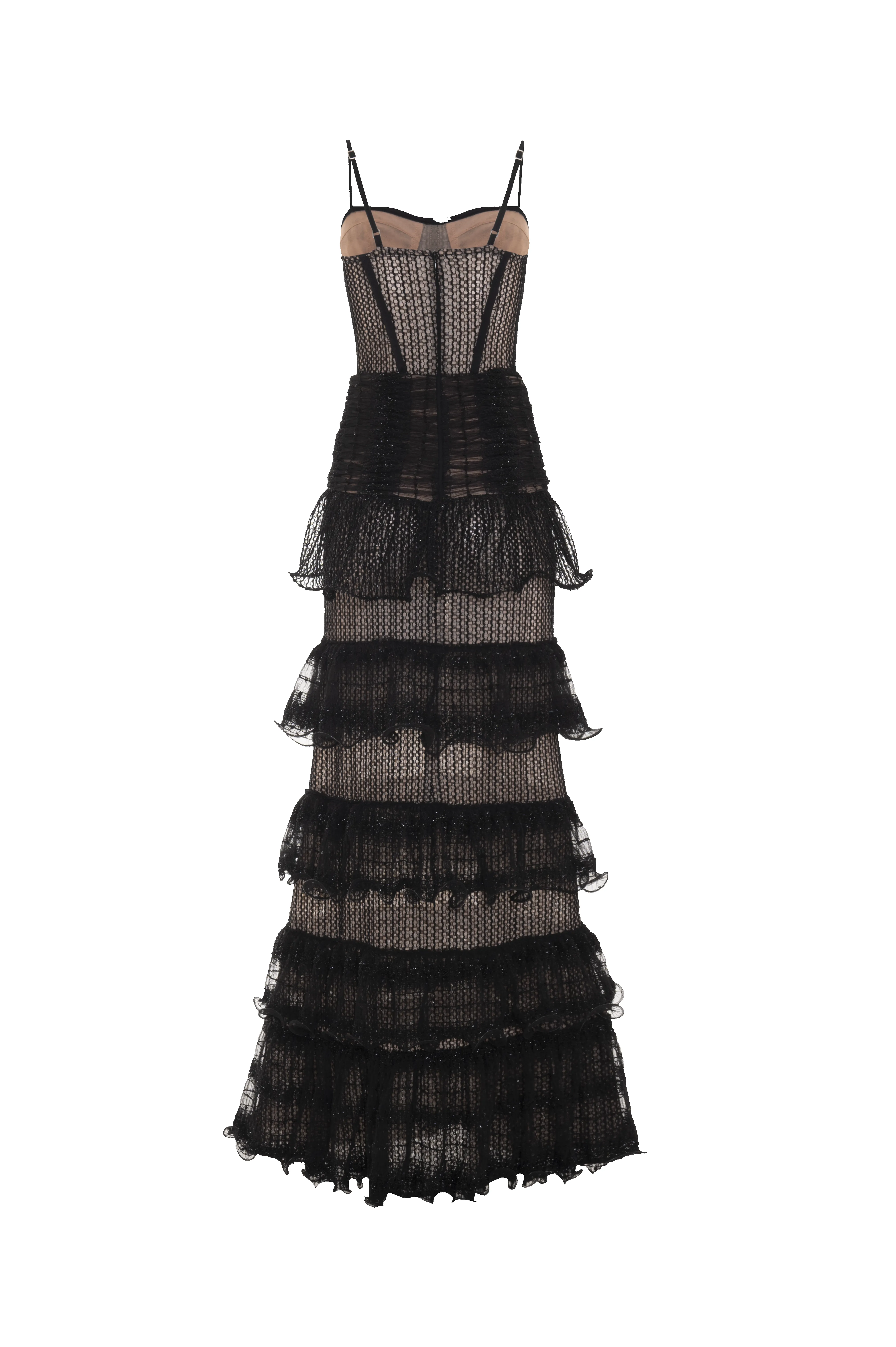 TULE TRANSPARENCY LONG DRESS sold by PatBO product image thumbnail 4