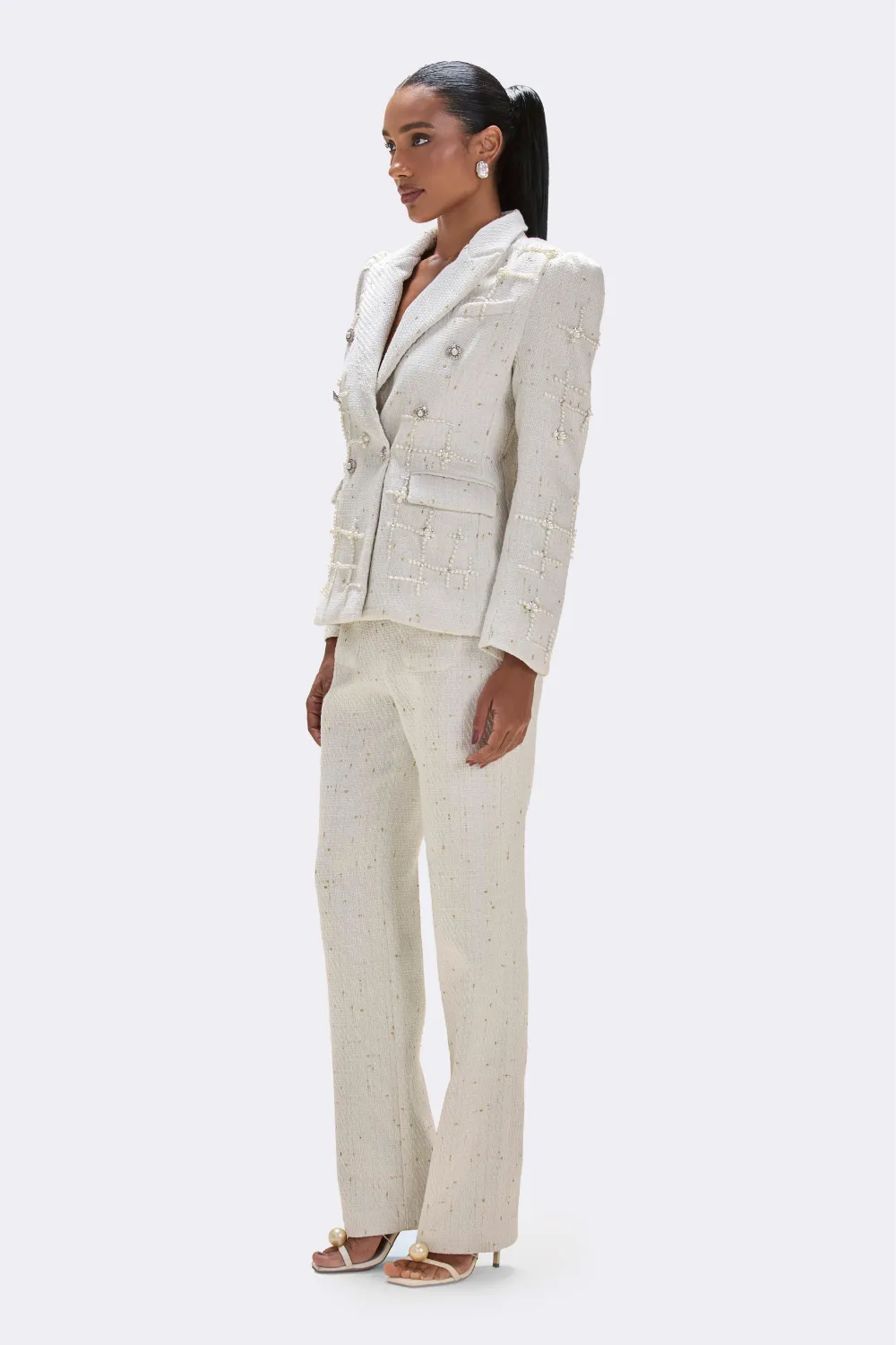 PEARL TWEED PANT sold by PatBO