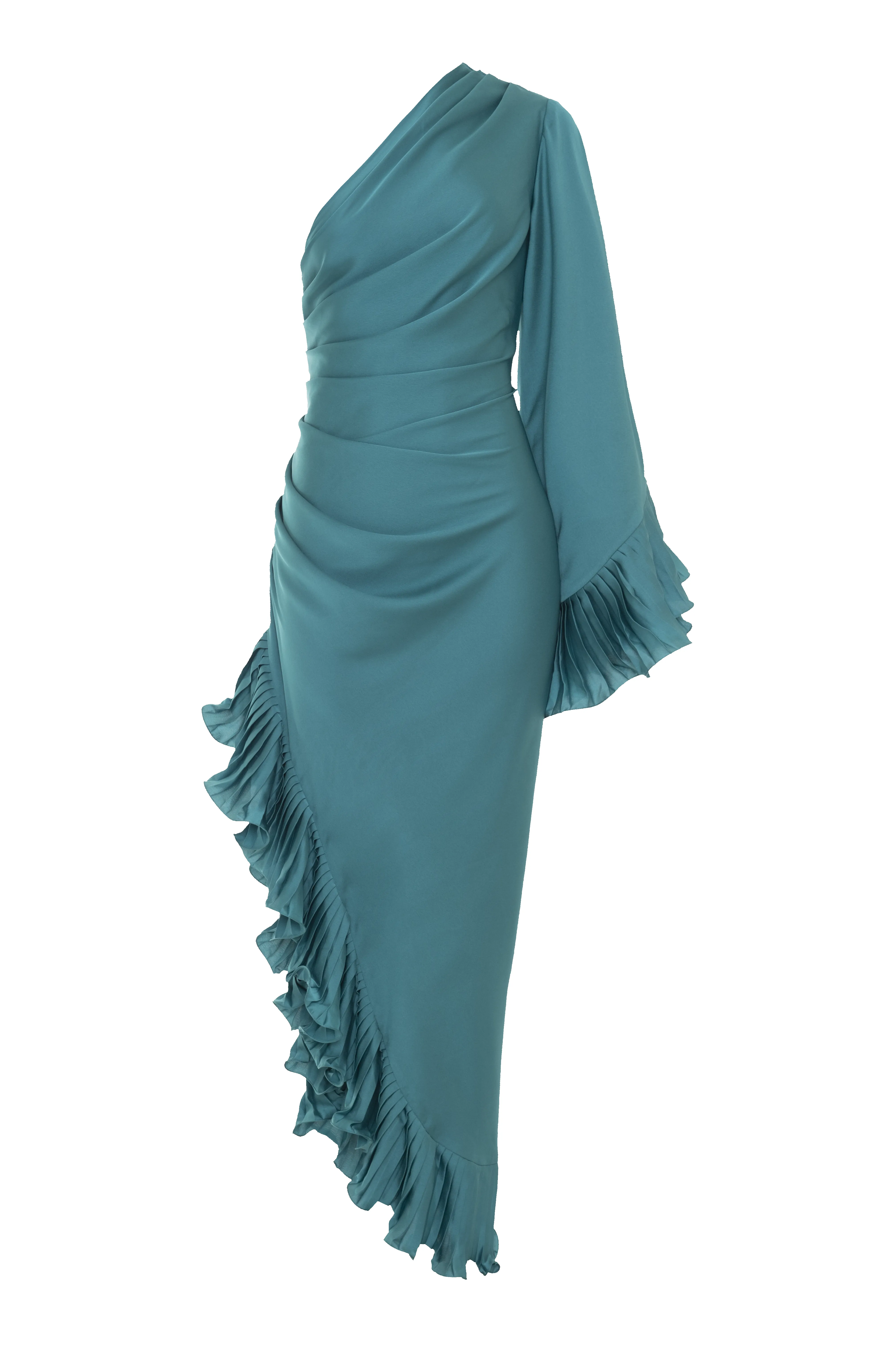 DREAM SATIN ONE SHOULDER MIDI DRESS sold by PatBO product image thumbnail 3