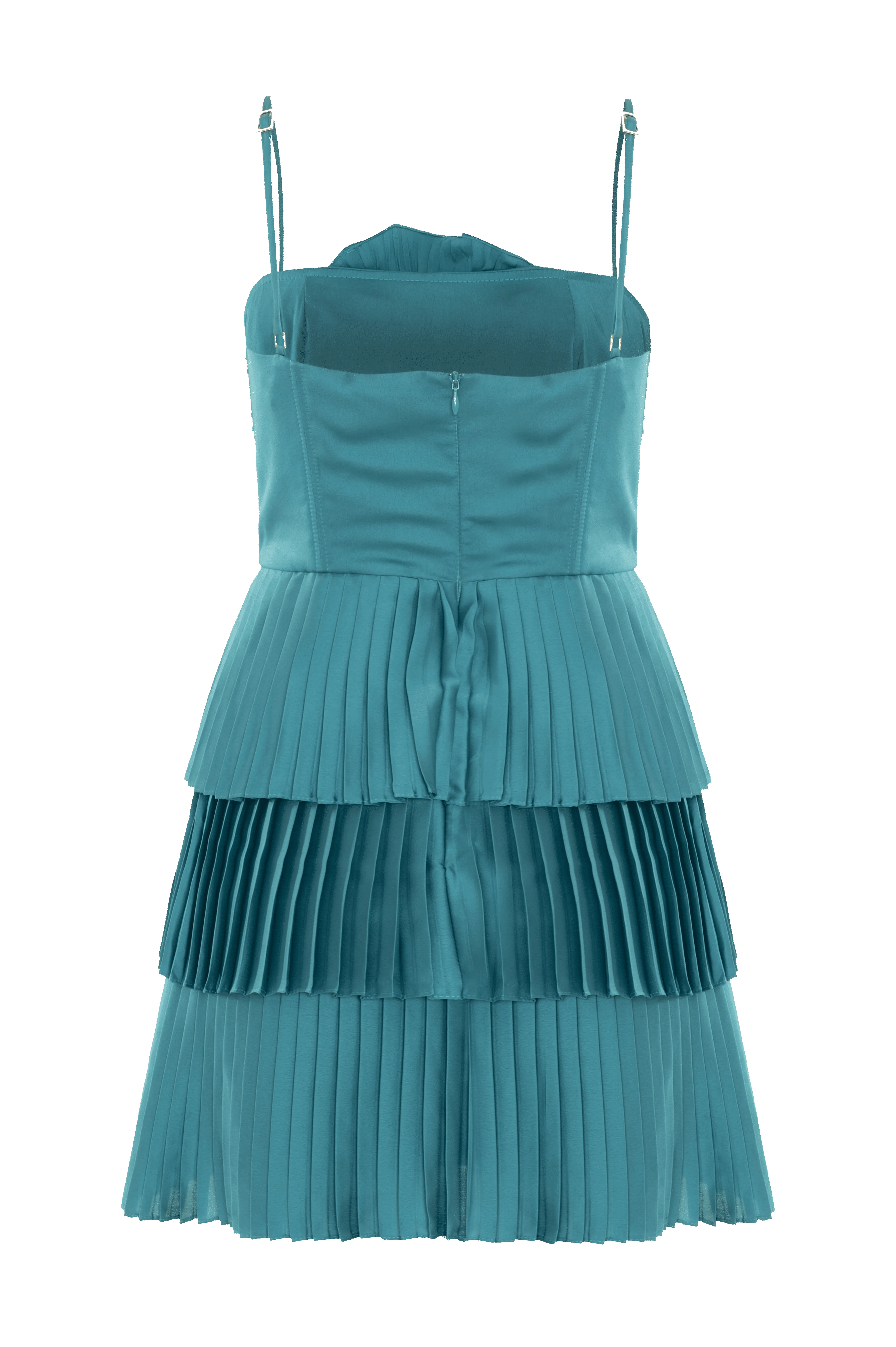 DREAM SATIN FLOWER MINI DRESS sold by PatBO product image thumbnail 4