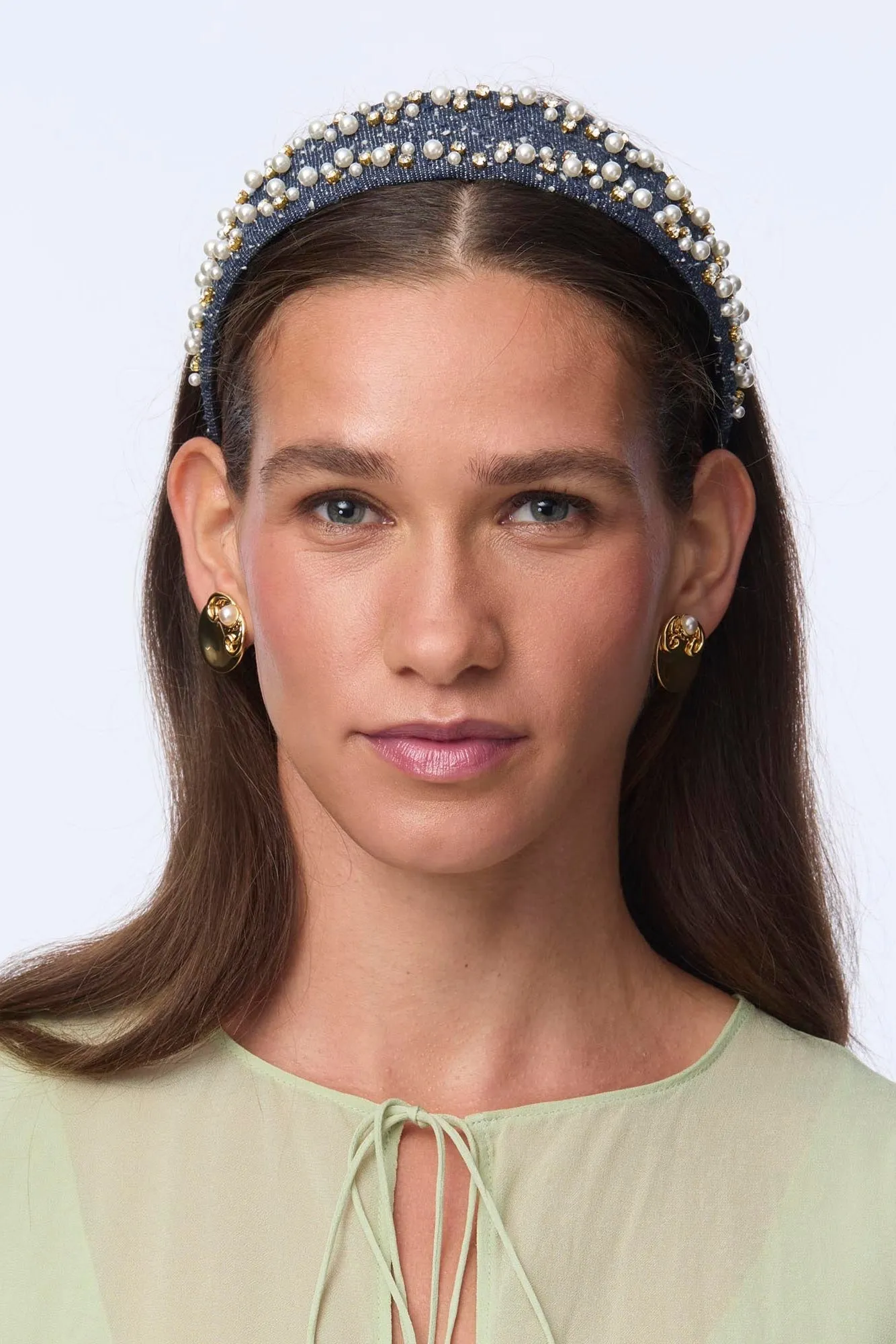 CHER PEARL SPRINKLE HEADBAND sold by PatBO