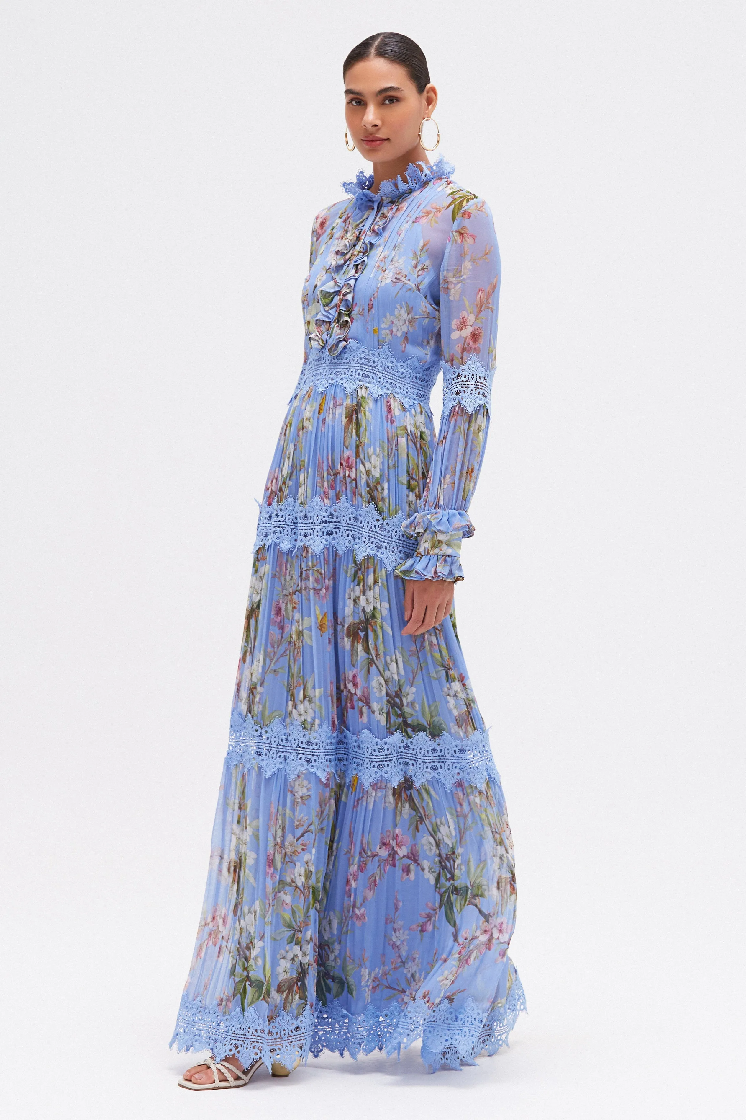DELICATA FLUTTER MAXI DRESS sold by PatBO product image thumbnail 2