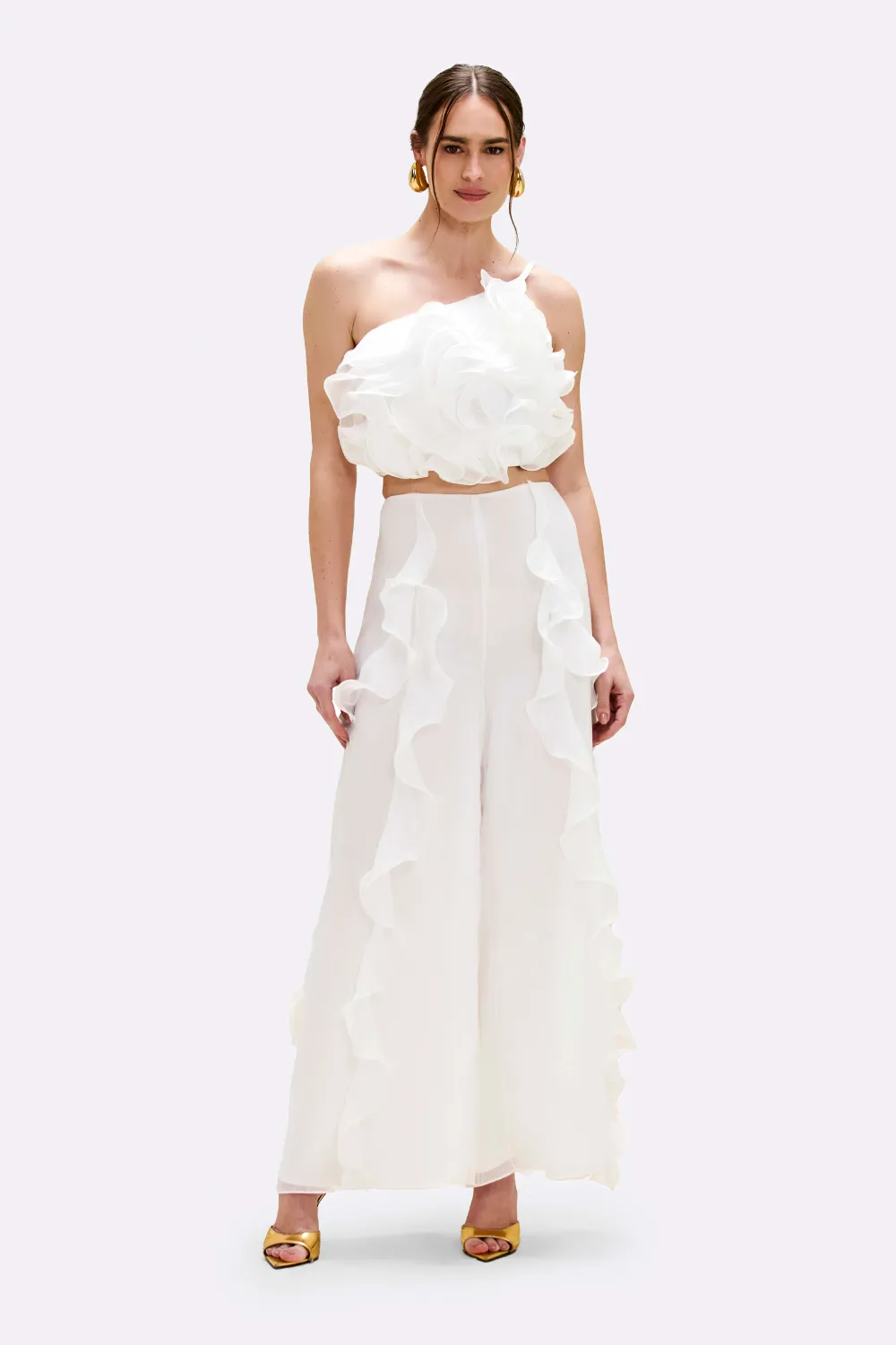 CHIFFON WONDERLAND FLUTTER TOP sold by PatBO product image thumbnail 2