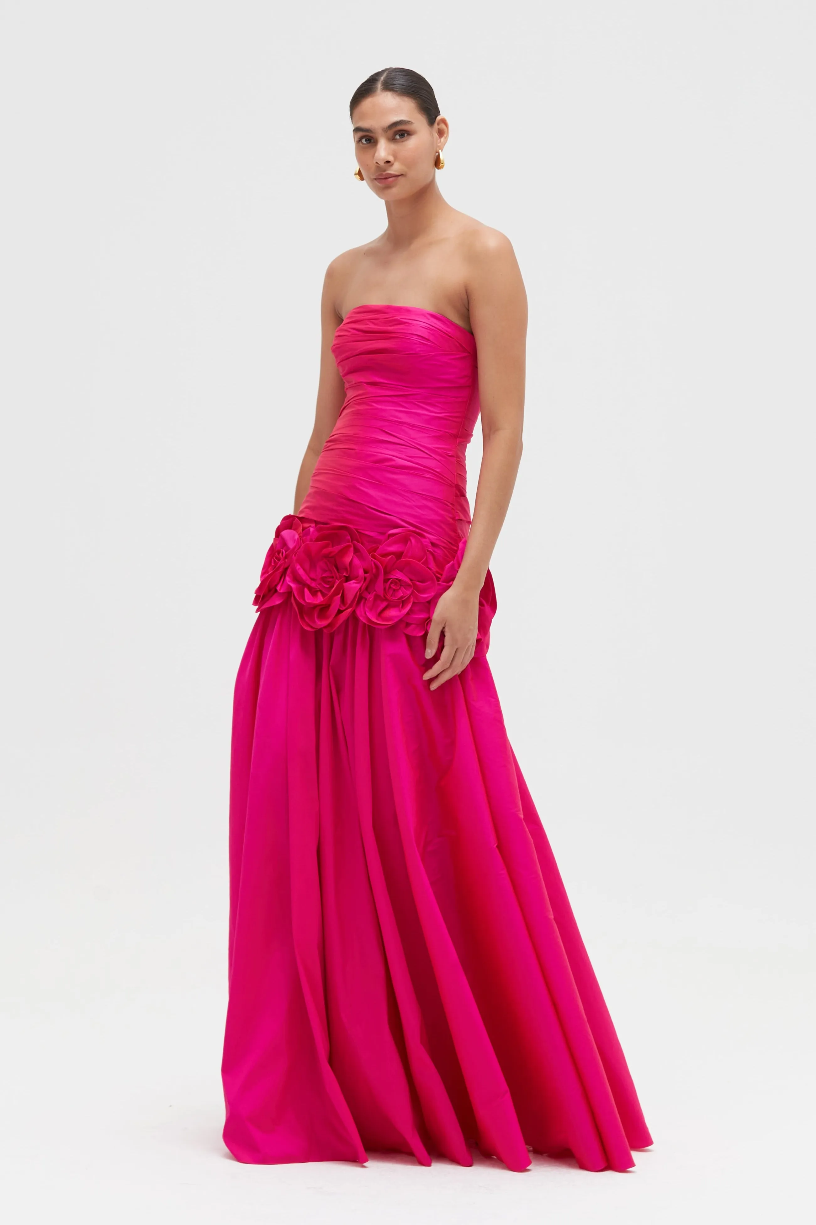 TAFFETA BLOOM GOWN sold by PatBO product image thumbnail 4