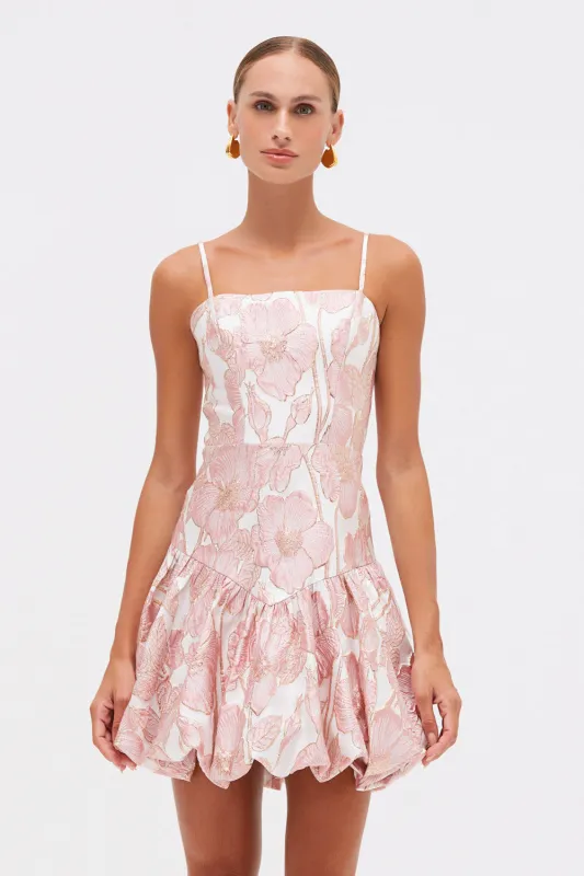 PETAL JACQUARD MINI DRESS sold by PatBO