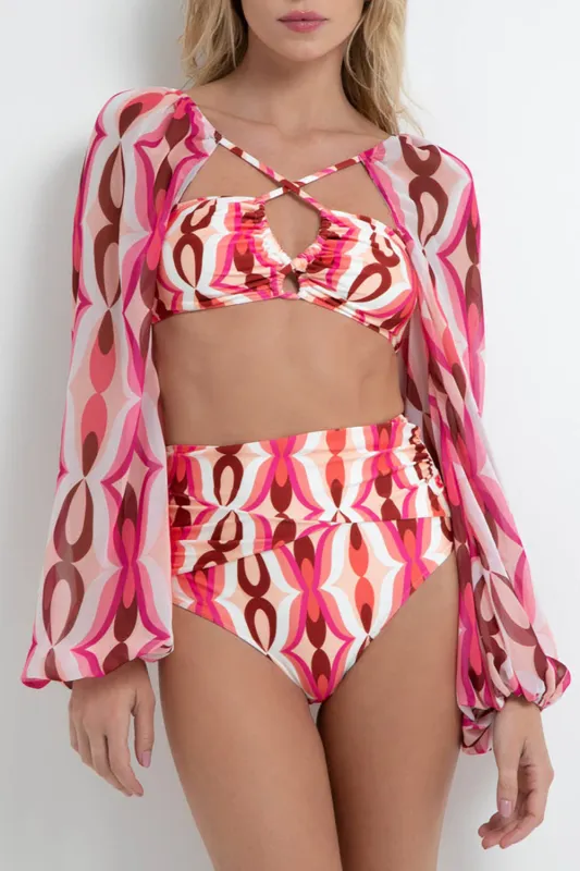 TWIST HIGH-WAIST BIKINI BOTTOM (FINAL SALE) sold by PatBO