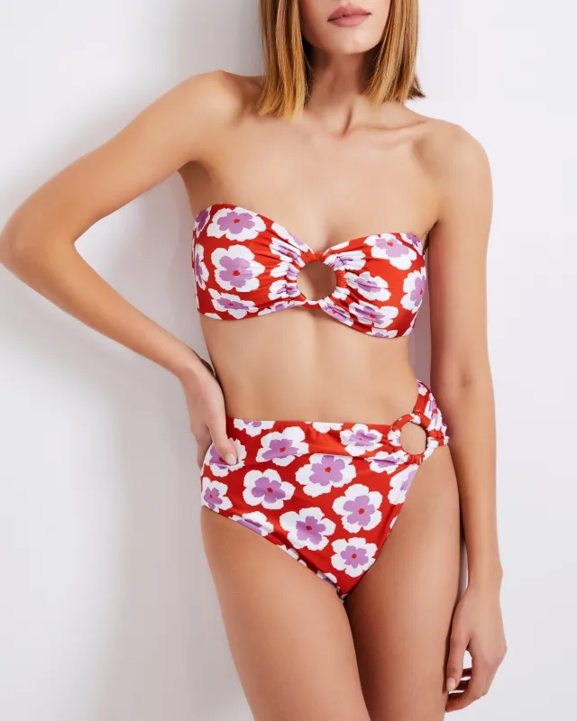 WINDFLOWER MID-RISE BIKINI BOTTOM (FINAL SALE) sold by PatBO