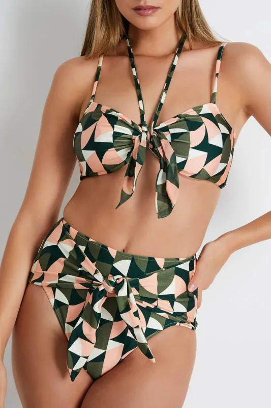 Plitka Mid-Rise Tie Bikini Bottom  (FINAL SALE) sold by PatBO