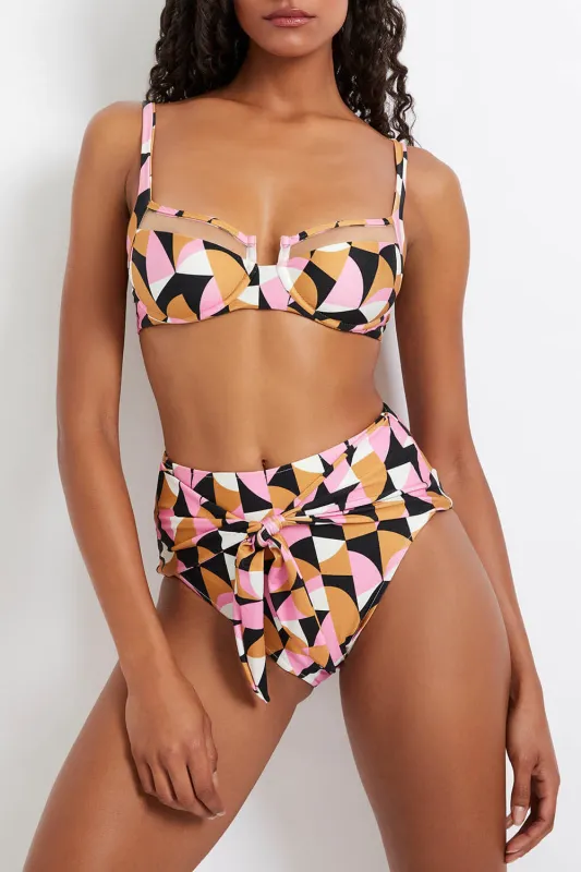 Plitka Mid-Rise Tie Bikini Bottom  (FINAL SALE) sold by PatBO