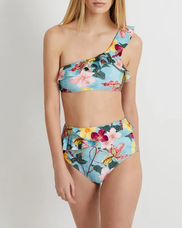 Hibiscus Ruffle Bikini Bottom (FINAL SALE) sold by PatBO