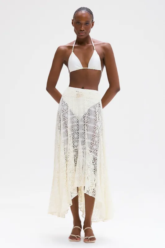 LACE BEACH SKIRT sold by PatBO