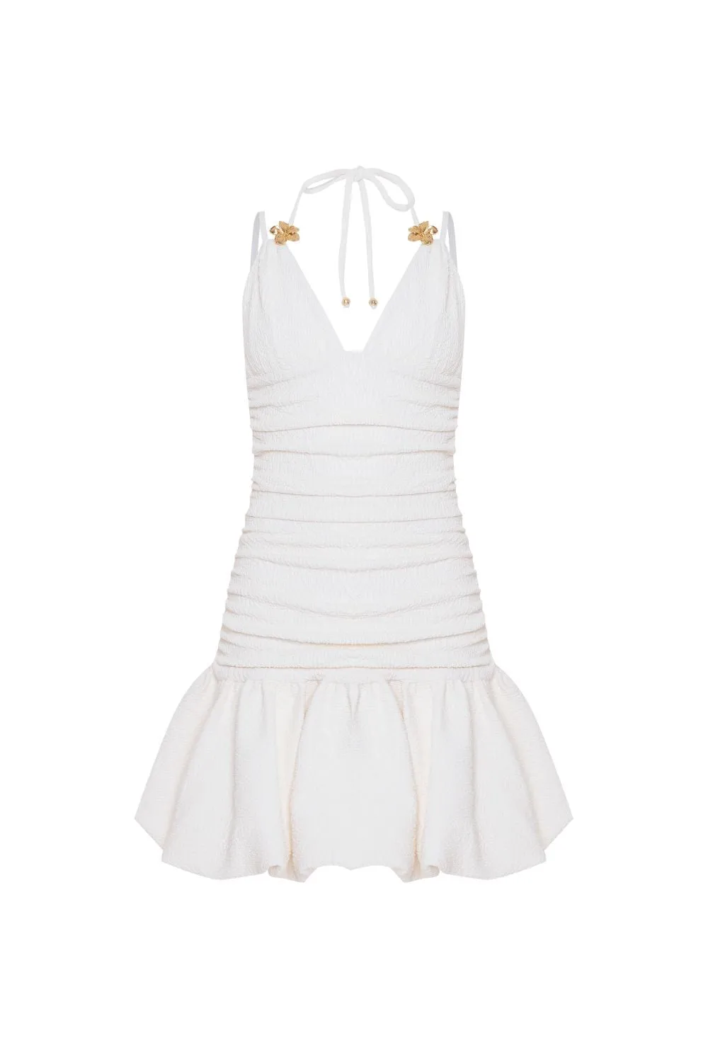 BREEZE JACQUARD SLOWER MINI DRESS sold by PatBO product image thumbnail 4