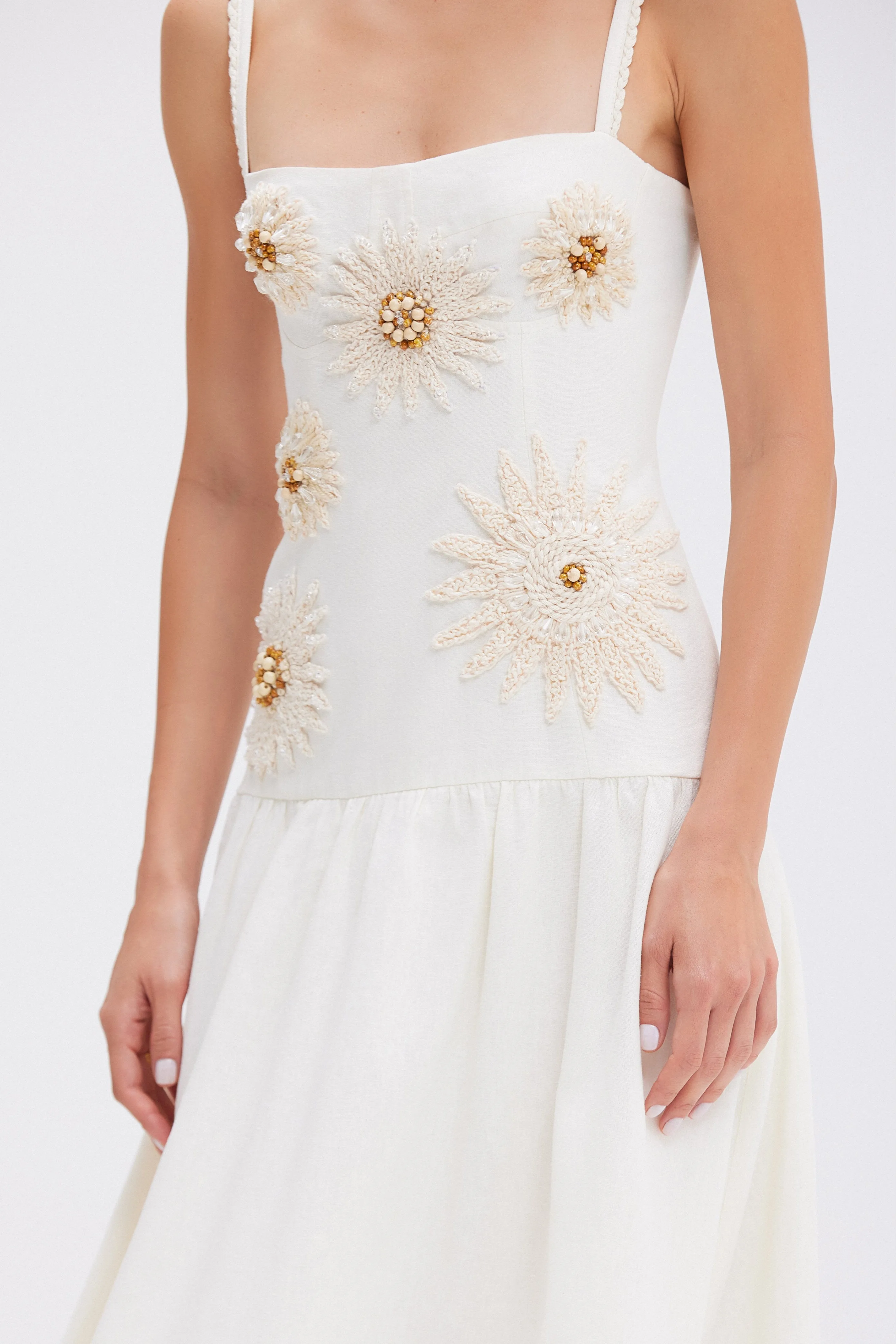 TROPIC LINEN MIDI DRESS sold by PatBO product image thumbnail 2