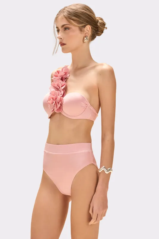 LAGOA LYCRA HIGH WAIST BIKINI BOTTOM sold by PatBO