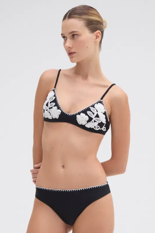 EMBROIDERED BIKINI BOTTOM sold by PatBO