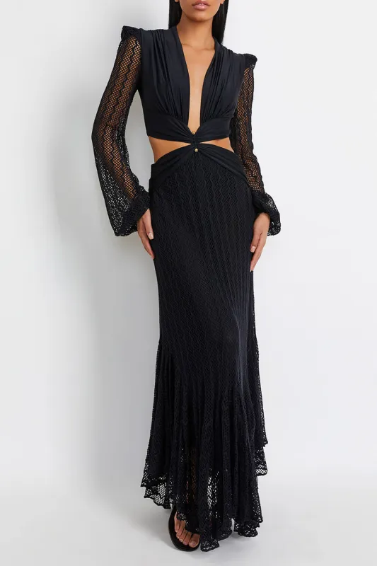 PLUNGE NETTED BEACH DRESS (EXCLUSIVE) sold by PatBO
