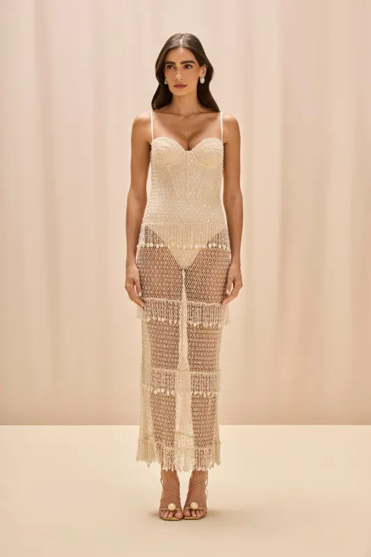 CROCHET BLOOM BEACH DRESS sold by PatBO