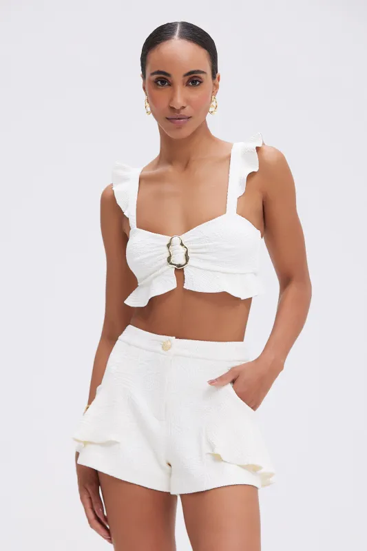 BREEZE JACQUARD FLUTTER SHORT sold by PatBO