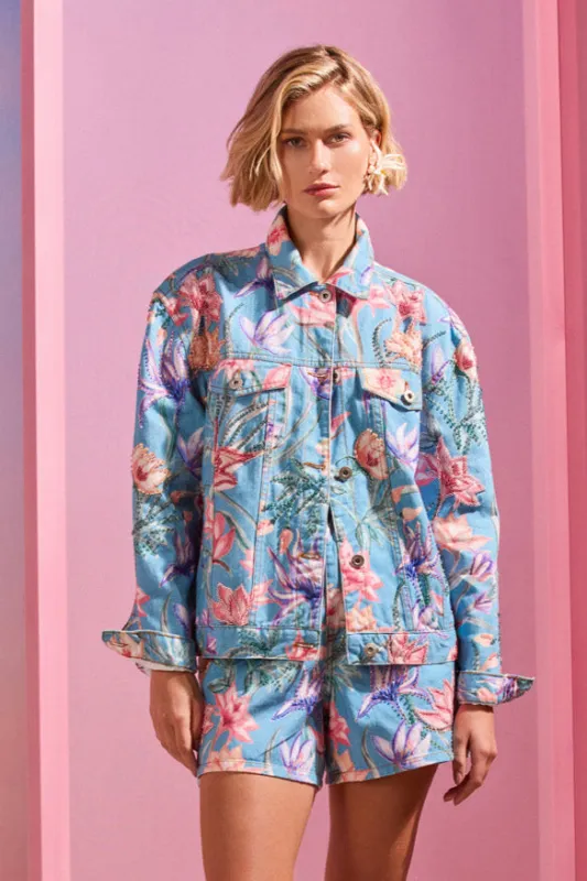 AMARYLLIS DENIM JACKET sold by PatBO