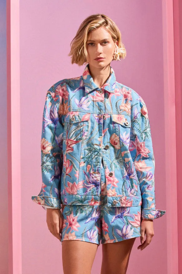 AMARYLLIS DENIM JACKET sold by PatBO