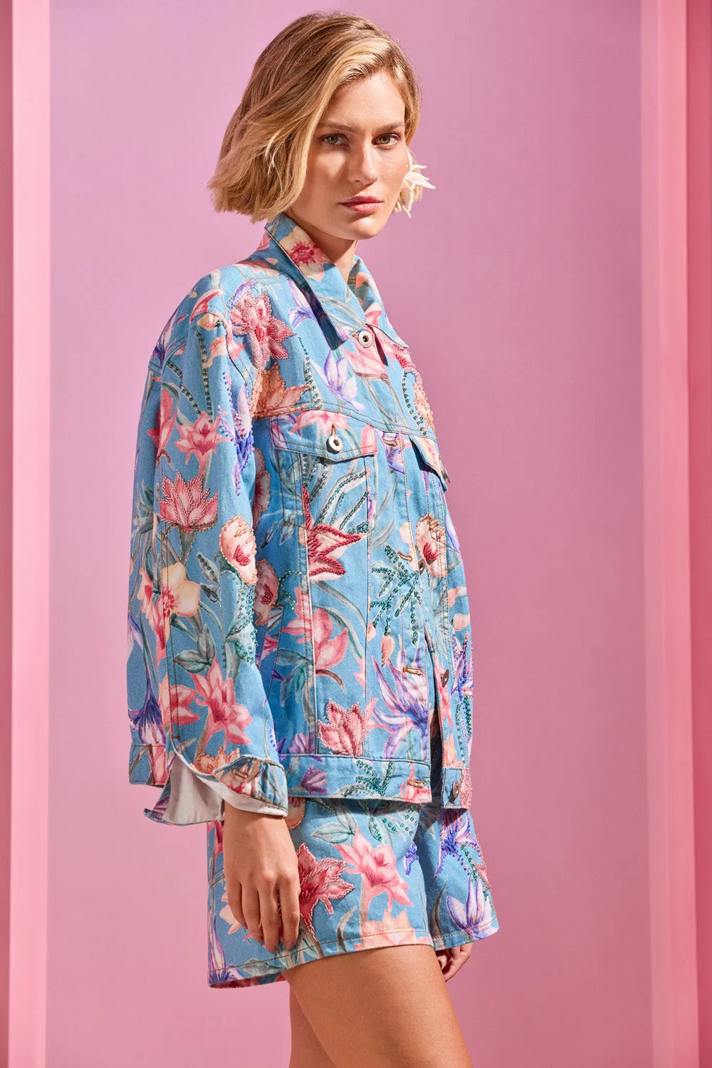 AMARYLLIS DENIM JACKET sold by PatBO product image thumbnail 2