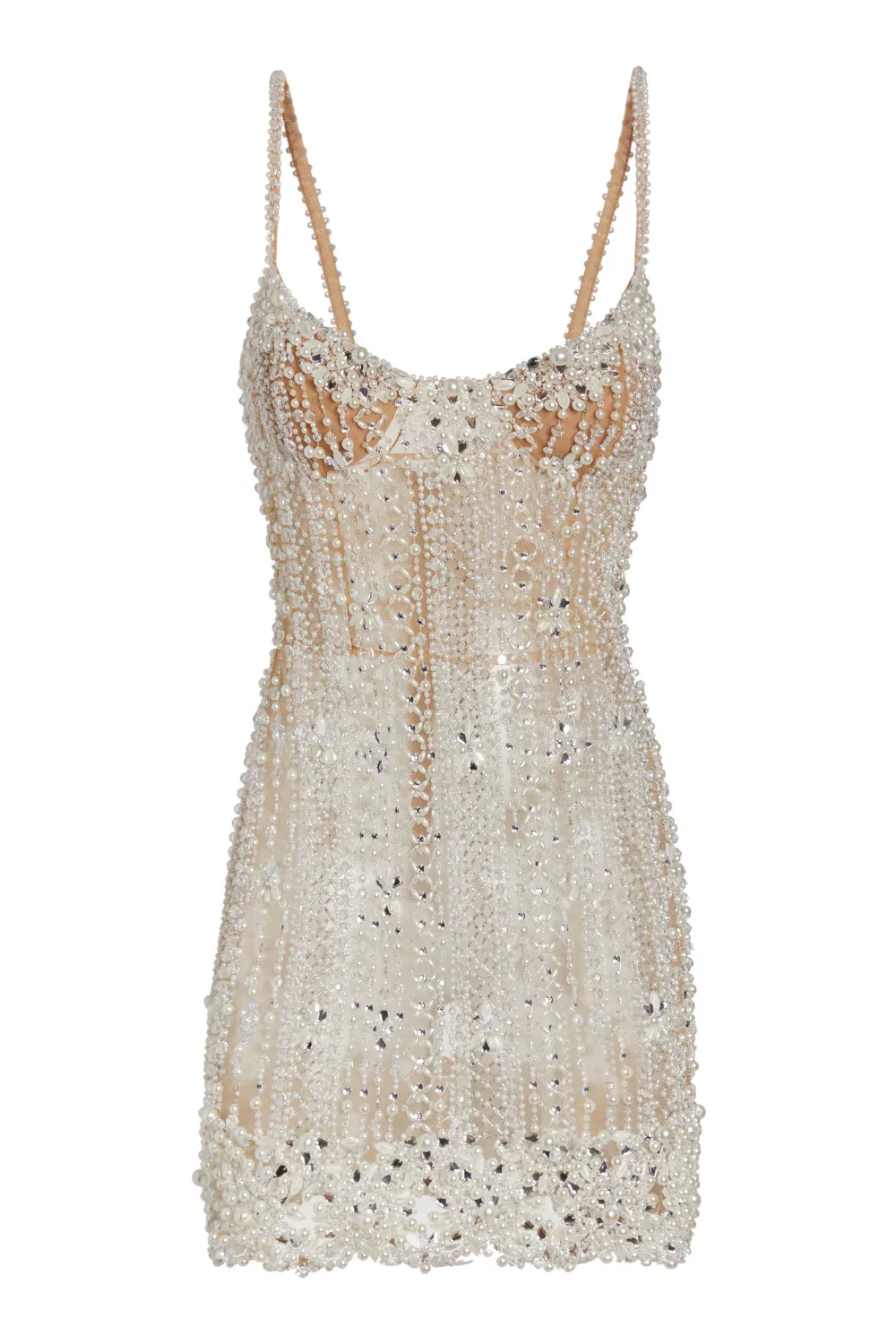Pearl-Beaded Cocktail Dress sold by PatBO product image thumbnail 3