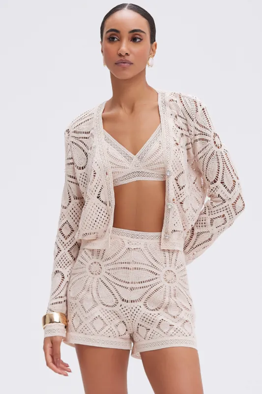 FLOWER CROCHET SHORT made by PatBO