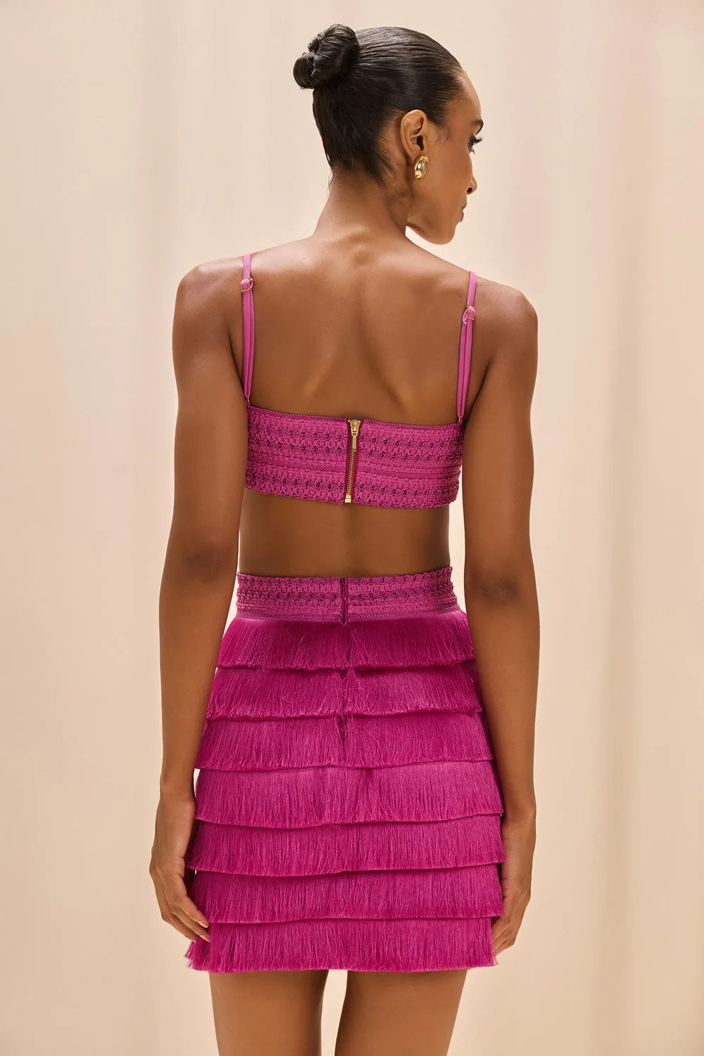LYA FRINGE MINI DRESS sold by PatBO product image thumbnail 3