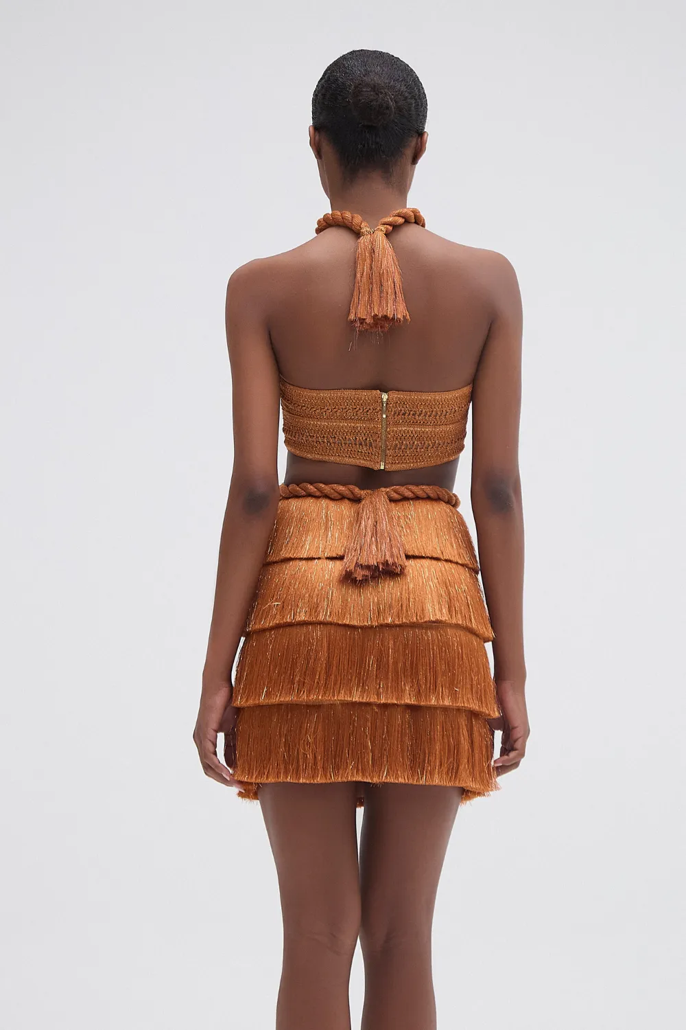 PAMPAS FRINGE CUT OUT MINI DRESS sold by PatBO product image thumbnail 2