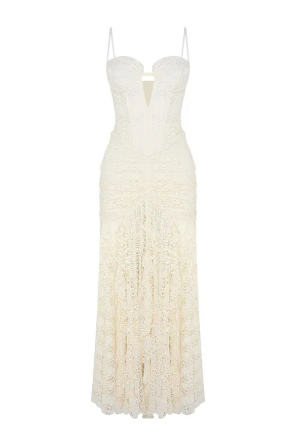 SAMBA FRINGE MAXI DRESS sold by PatBO product image thumbnail 3