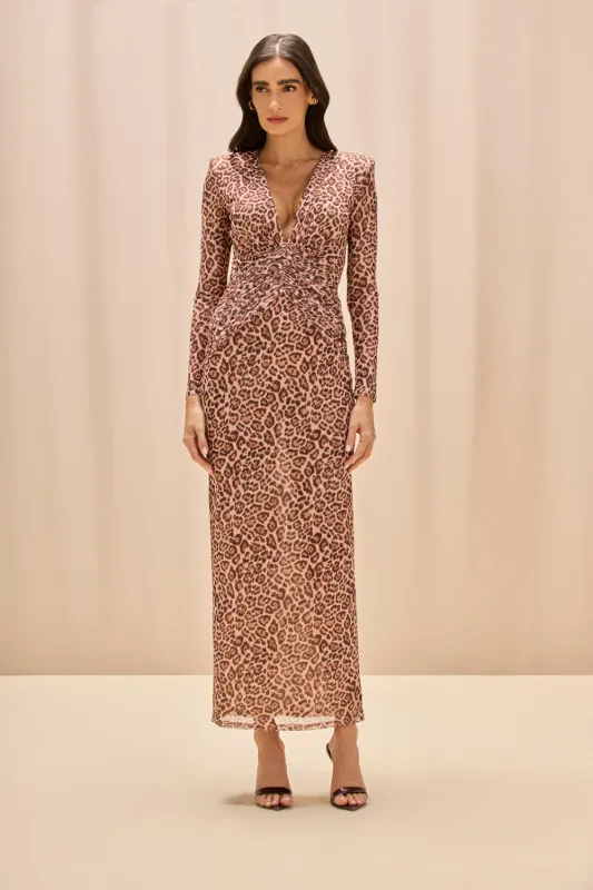 PANTHERA TULLE MAXI DRESS sold by PatBO