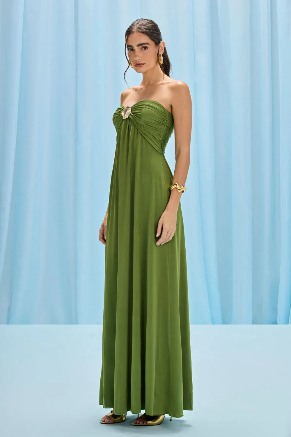 INTENSITY JERSEY STRAPLESS GOWN sold by PatBO product image thumbnail 4
