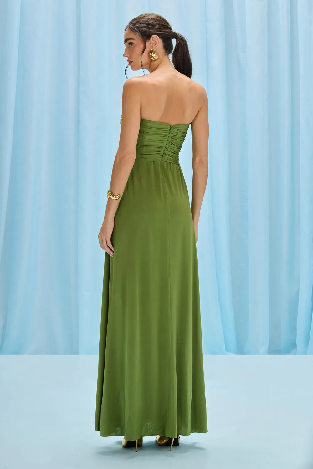 INTENSITY JERSEY STRAPLESS GOWN sold by PatBO product image thumbnail 5