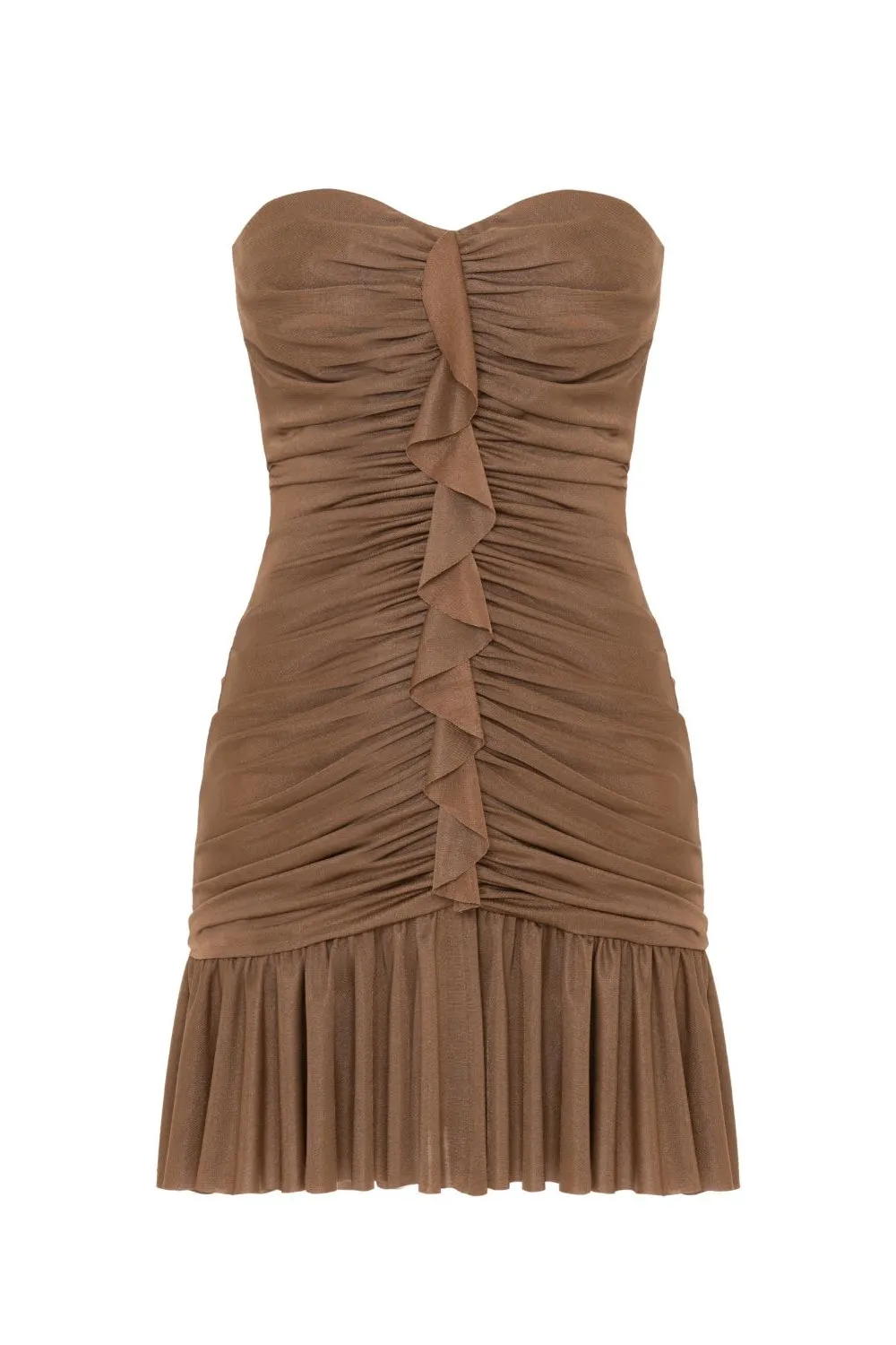 MOONLIGHT JERSEY STRAPLESS MINI DRESS sold by PatBO product image thumbnail 3