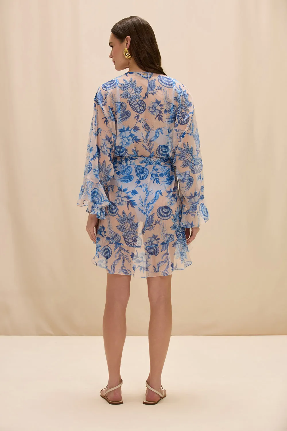 EDEN ROCK SEASHELL SHORT ROBE sold by PatBO product image thumbnail 3