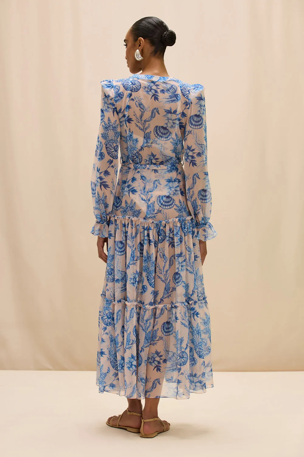 EDEN ROCK SEASHELL LONG ROBE sold by PatBO product image thumbnail 3