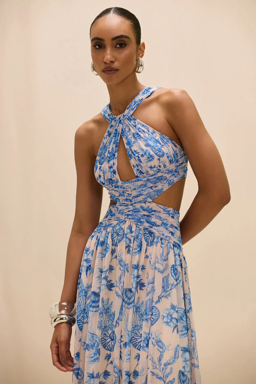 EDEN ROCK SEASHELL CUT OUT MAXI DRESS sold by PatBO product image thumbnail 4