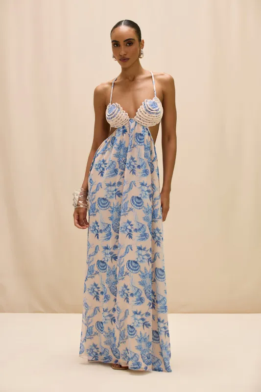 EDEN ROCK SEASHELL BEACH DRESS made by PatBO