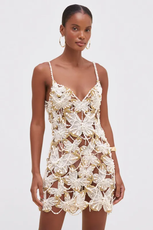 BUTTERFLY TULLE MINI DRESS (RUNWAY) sold by PatBO